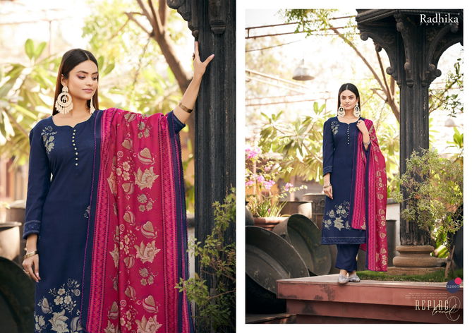 Azara Kenza Vol 9 By Radhika Cotton Dress Material Catalog